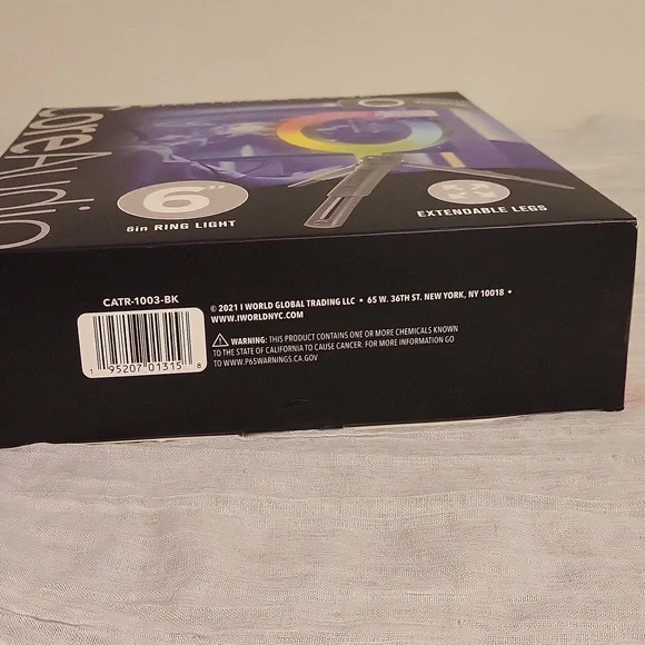 NWT Core Audio RGB ring light with tripod stand - Picture 5 of 12